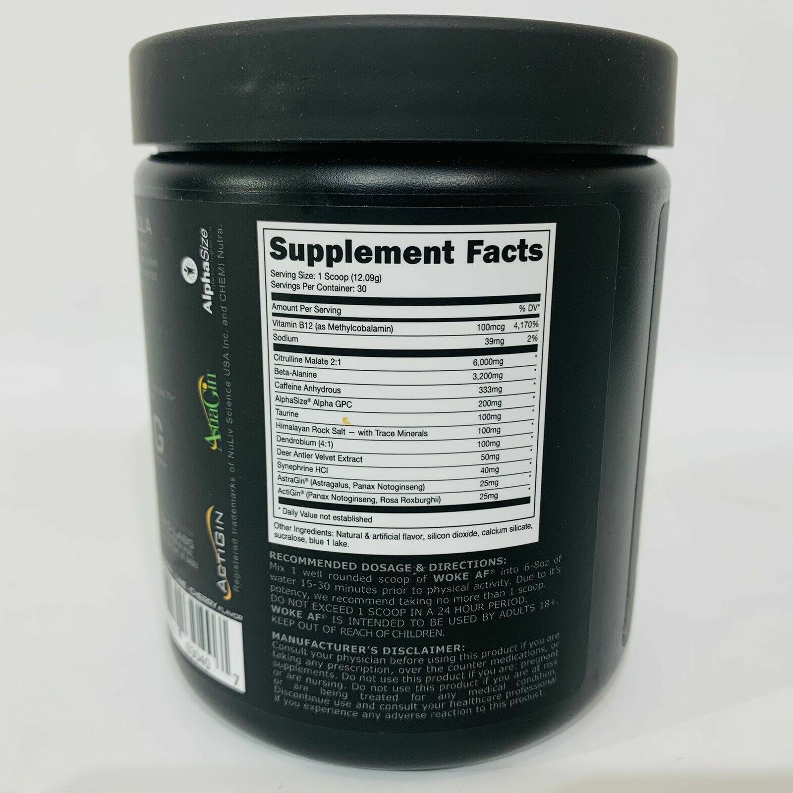 Das Labs Bucked Up Woke AF PreWorkout Merica Rocket Pop 30 Servings
