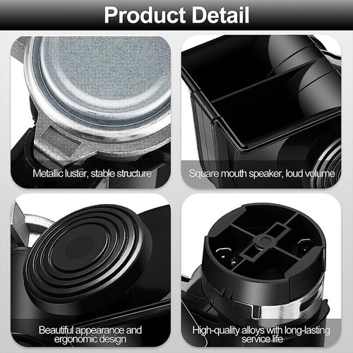 Super Loud Train Electric Air Horn 150DB Dual Trumpets Car Truck Boat Speaker - Imagen 9 de 11