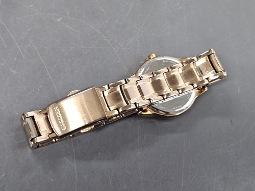 30mm Citizen Eco-Drive Rose Gold Ladies Watch w/ Crystal Bezel - J710-S112991 - Picture 8 of 12