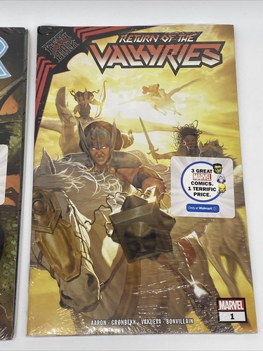 Thor & Return of The Valkyries, Walmart Exclusive, Sealed 3 Packs Neu 6 Comics - Bild 2 von 4