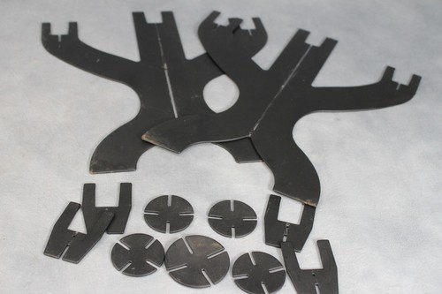 Par de candelabros vintage de metal negro Ikea PS Jularp - Ola Wihlborg - Imagen 5 de 5