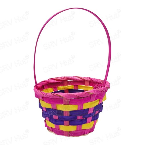 Cesta de mimbre de caza de huevos de Pascua, cubo de golosinas de regalo para niños, cápsulas huevos de relleno - Imagen 65 de 94