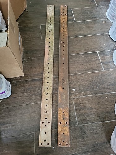 Copper Flat Bar 1/4" x 2 1/2" x 41 5/8 Long  Copper Bus Bar With holes