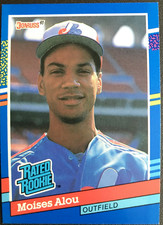 1991 Donruss #38 Moises Alou Rated Rookie RC Montreal Expos MINT MVP HOF