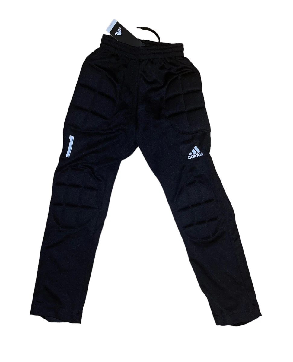 Adidas Goalkeeper padded Pants Black men s sizes NEW tag. great for practice