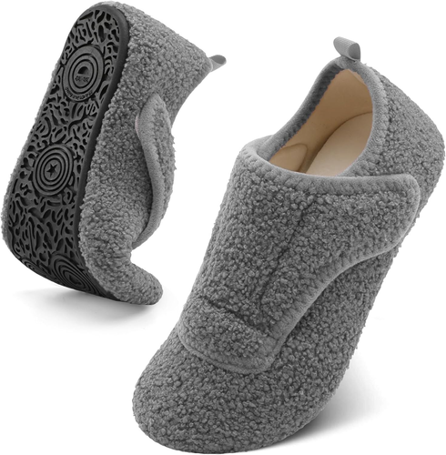Slippers for Women Men Wide House Diabetic Shoes for Women Men Warm Arthritis Ed