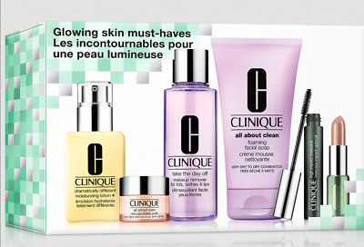 Clinique Beauty Skincare and Makeup Set  All About Eyes + Facial Soap + Mascara