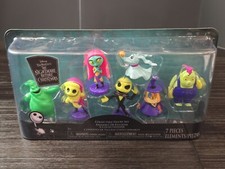 Disney Tim Burton THE NIGHTMARE BEFORE CHRISTMAS 7-Piece Collectible Figure Set