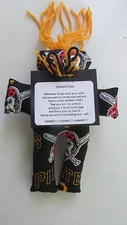 Pittsburgh Pirates Dammit Doll Handcrafted Stress Reliever 