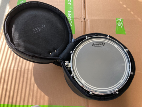 Dunnett Classic Stainless Steel Soprano Snare Drum 5.5in x 12in "Tita"+Beato Bag - Picture 3 of 11