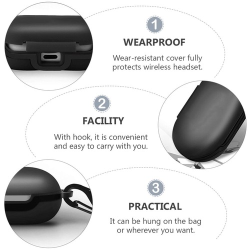 Wireless Earphone Case Shockproof Earbuds Case Silicone Earphone Case - Zdjęcie 4 z 12