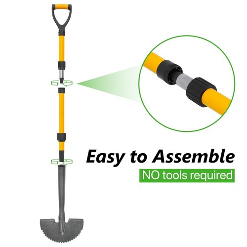 COSITA Edger Lawn Tool 41-inch Manual Lawn Edger for Grass Half Moon Hand Edg... - Picture 5 of 7