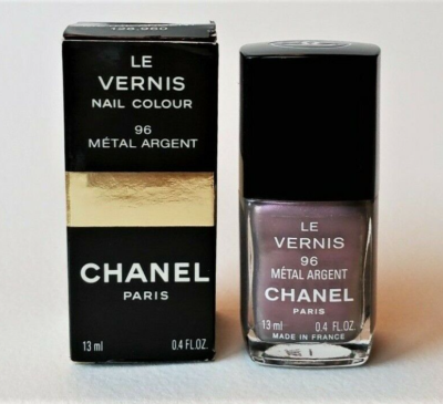 CHANEL Le Vernis Nail Polish 96 METAL ARGENT | eBay
