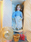 Gorham Porcelain Doll Jamie’s Fruitful Harvest 16” — photo 2