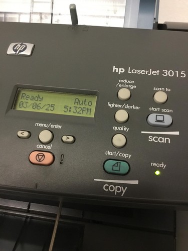 HP LaserJet 3015 - Q2669A Multifunktions-Laserdrucker 32 MB mit Toner, KOSTENLOSER VERSAND - Bild 6 von 13