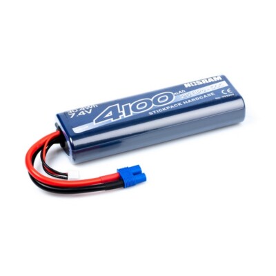 LRP 999302EC3 Nosram 4100 - 7.4V - 50C LiPo Car Stickpack Hardcase EC3 Plug