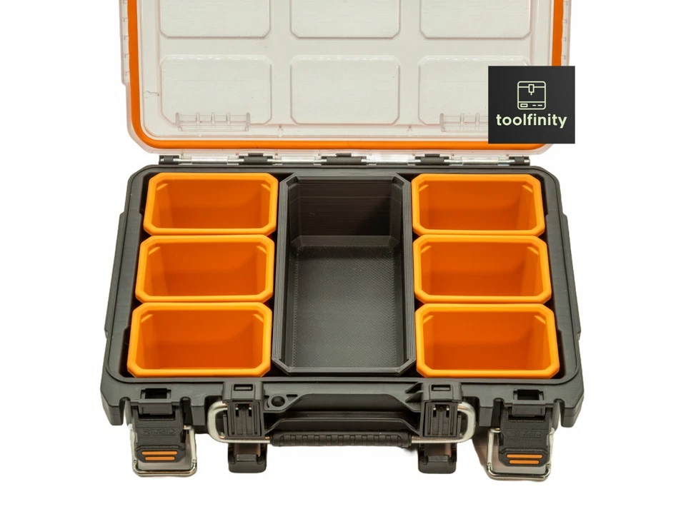 Long Bin for RIDGID 2.0 Pro Gear System Half Organizer (BIN ONLY) - Image 3 of 3