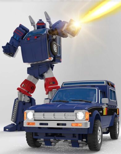 Figura de acción juguete X-Transbots MX-VIII-B Blue Aegis Trailbreaker MX-8B en stock - Imagen 4 de 7