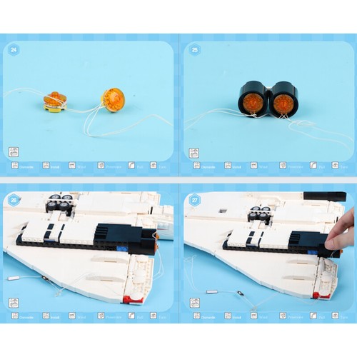 USB Lighting LED Licht Beleuchtung Kit Für LEGO 10318 Für Airbus Concorde - Bild 15 von 15