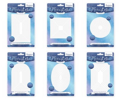 Hunkydory Stanzformen mit geraden Kanten - Kreis, Rechteck, Quadrat, Oval - NEU