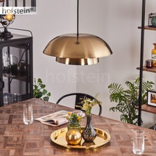 Pendel Hänge Lampe Leuchte Messing Schwarz Wohn Schlaf Ess Zimmer Beleuchtung