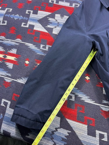 VTG POLO RALPH LAUREN XXL Mens Field Jacket Navy Blue Fleece Lined Military Coat - Picture 7 of 15