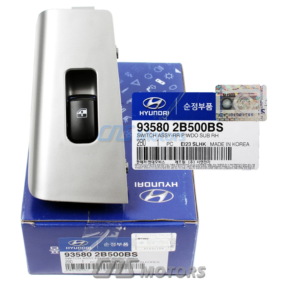 ⭐GENUINE⭐ Rear Power Window Switch RIGHT for 10-12 Hyundai Santa Fe 935802B500BS Foto 2 de 4