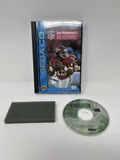 Joe Montana's NFL Football Sega CD CIB Complete w/ Manual + Foam