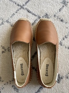 soludos leather smoking slipper