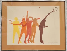 Original Set Point Signed/Numbered Silkscreen Serigraph by William Omurcada 1976