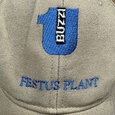 vintage Buzzi Fetus Cement Plant Hat made in USA hat cap