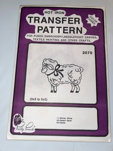 PRETTY PUNCH 1989 Wärmeübertragungsmuster Stickerei Handwerk WAHL Versand sparen - Bild 200 von 254
