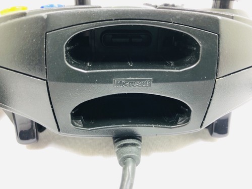 Original Xbox Controller Wired Black S-Type W/Breakaway Cable NEW THUMB GRIPS! - Picture 8 of 11