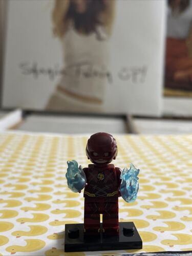 THE FLASH BARRY ALLEN LEGO MINIFIG FIGURE justice league speed force power blast