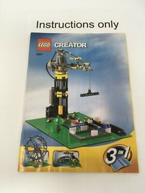 ONLY instructions two of three books Lego 4957 Ferris Wheel Creator 3 in 1 2007