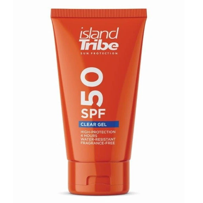 Island Tribe Clear Gel Sonnenschutz LSF50 100ML Wassersport NEU Oxybenzonfrei