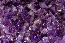 1 Pound of A Grade Amethyst Rough from Brazil - Cutting, Cabbing, Tumble Rocks