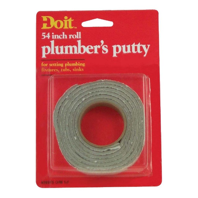 Do it 3/4 In. x 54 In. Plumber's Putty Roll 043284 SIM Supply Inc. 043284 54 Do it 3/4 In. x 54 In. Plumber's Putty Roll 043284 SIM Supply Inc. 043284 54