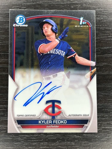 Kyler Fedko 2023 Bowman #CPA-KF 1st Chrome Prospect Autograph Auto