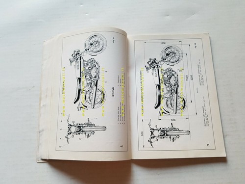 Ducati 860 1975 manuale uso manutenzione originale INGLESE owner's manual - Picture 8 of 12