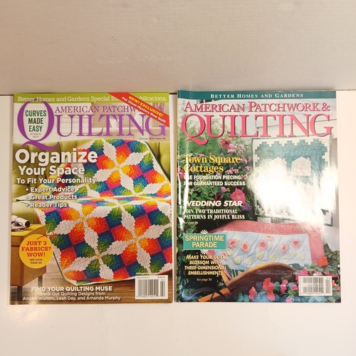 21  Mostly Vintage Assorted Quilting Magazines - With Patterns!! - Imagen 11 de 24