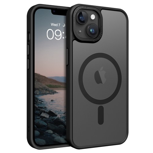 For iPhone 16 Pro Max 15 14 13 12 Frosted Case MagSafe Magnetic Shockproof Cover - Picture 35 of 56