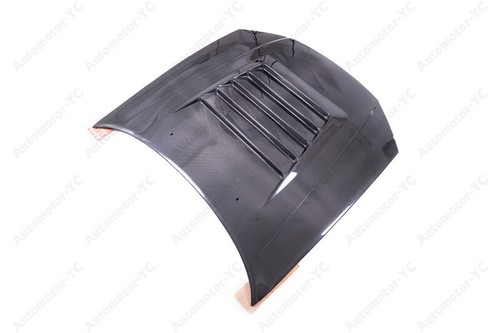 CARBON nsm-Style Hood Cover For 99-02 Nissan Skyline R34 GTT Front Bonnet - Picture 12 of 22