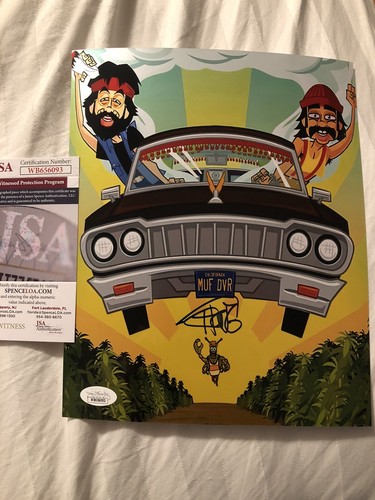 TOMMY CHONG SIGNIERT 8 X 10 SCHAUSPIELER CANNABIS GURU KIFFER KOMÖDIE MUSIKER JSA CHEECH