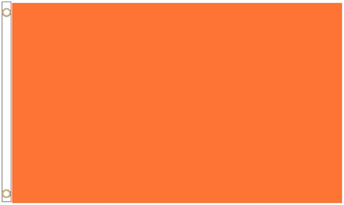 Plain Orange Flag Coffin Drape - Quick Dispatch - Picture 5 of 5