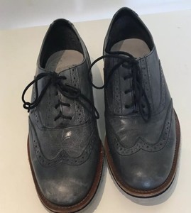clarks silver brogues