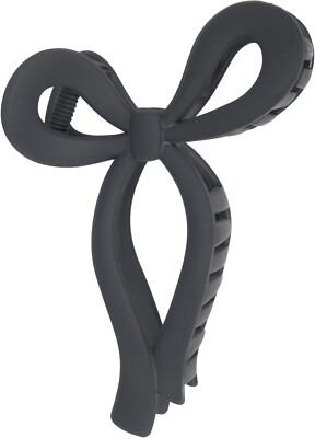 Haarschleifen-Spangen, 2 Stück – Satin, Handgefertigt, Mit Stabilen Clips (Creme/Schwarz)