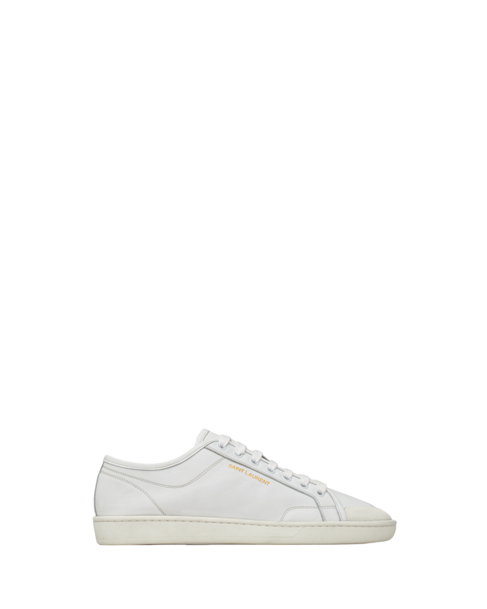 スニーカー Saint Laurent  Sneakers Men Leather White Court Classic SL/06 leather sneakers in white - Saint