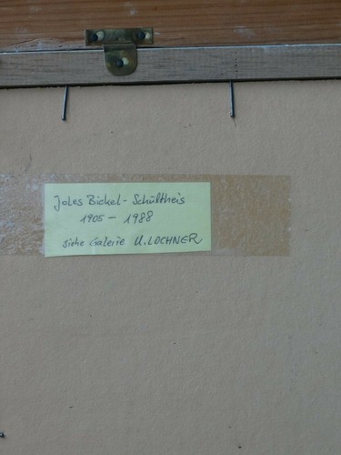 Ölgemälde Gemälde Joles Bickel-Schultheis Boote Dachau Dachauer Maler Comer See - Bild 7 von 7