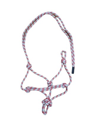 Handgefertigtes Seilhalfter geknotet Nylon Kopfband Parelli Pferd/Esel/Kühe VEGAN 